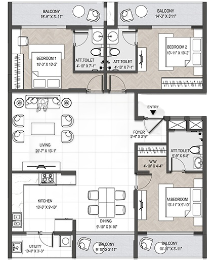 Layout A